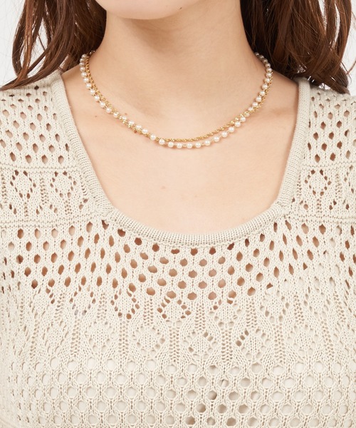 「ROYAL PARTY」 ニットワンピース FREE ブルー レディース_画像2