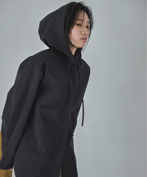 feepur（フェピュール） ブラウス シャツ タフタフーディーシャツ