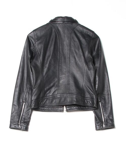 LOVELESS（ラブレス） レザーブルゾン 34 ブラック レディース