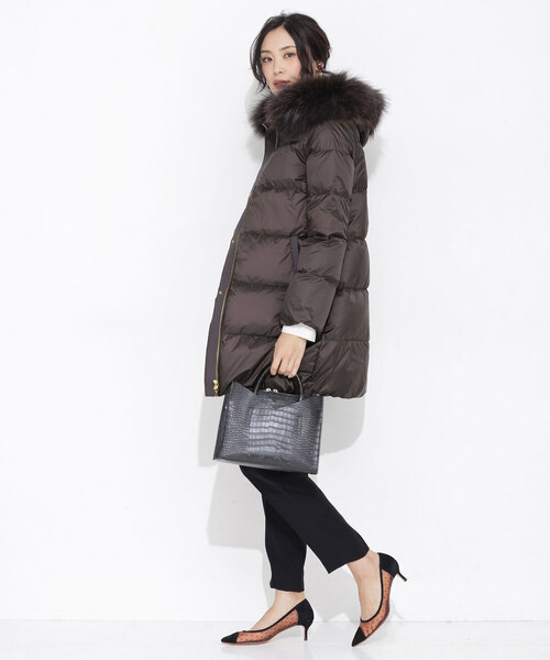 「NANO universe」 「NISHIKAWA」コート 36 グレー レディース_画像5