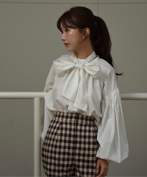 roku フリルブラウス ROKU 6 ROKU 6 ロク フリルシャツ ブラウス 半袖