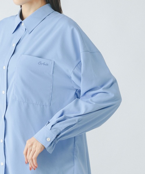 GLOBAL WORK（グローバルワーク） ブラウス シャツ イージーケア刺繍