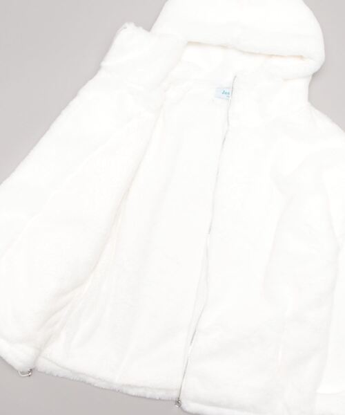 「Jasmine Grandiflorum」 ジップアップブルゾン SMALL ホワイト レディース_画像3