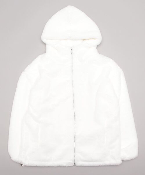 「Jasmine Grandiflorum」 ジップアップブルゾン SMALL ホワイト レディース_画像4