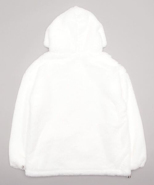 「Jasmine Grandiflorum」 ジップアップブルゾン SMALL ホワイト レディース_画像5