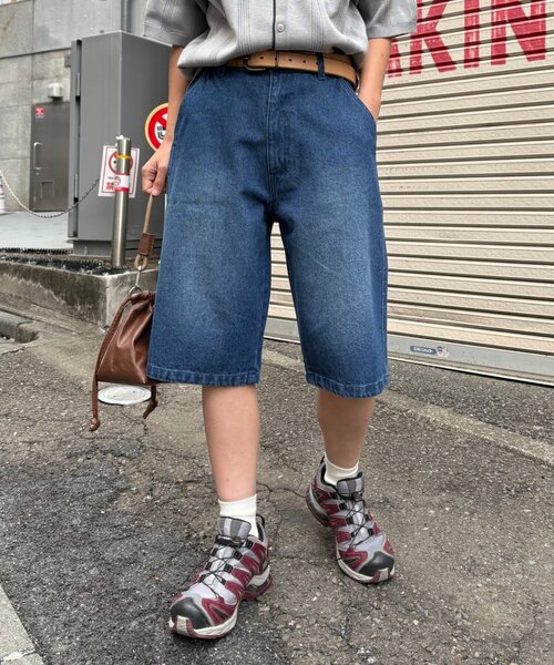 【DNSR】シグネチャーバミューダ デニムパンツ 3色 セール】デニムバミューダパンツ/2025 SS COLLECTION（デニム