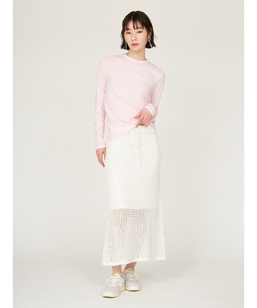 emmi tシャツ セミシアーベーシックトップス レディース