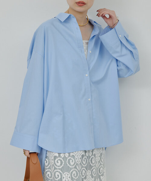 GALLARDAGALANTE ツイルオーバーシャツ GALLARDAGALANTE（ガリャルダガランテ） ブラウス シャツ ツイル