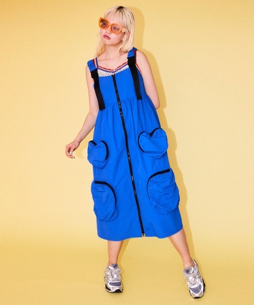 Heartさん専用 Candy Stripper ワンピース HEART POCKET ZIP : ZOZOTOWN Yahoo