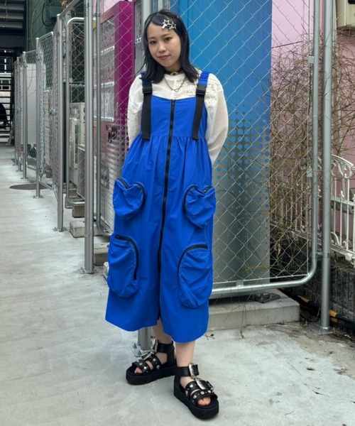 CANDY STRIPPER ワンピース Candy Stripper ワンピース HEART POCKET ZIP : ZOZOTOWN Yahoo