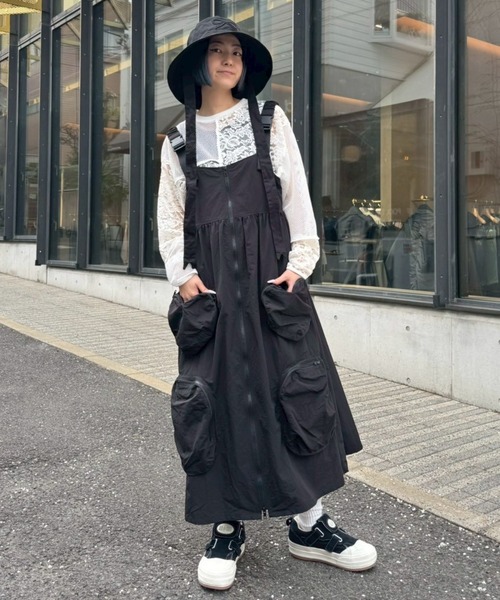 ワンピース HANA Candy Stripper ワンピース HEART POCKET ZIP : ZOZOTOWN Yahoo