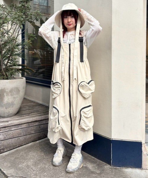 Candy Stripper ワンピース HEART POCKET ZIP : ZOZOTOWN Yahoo