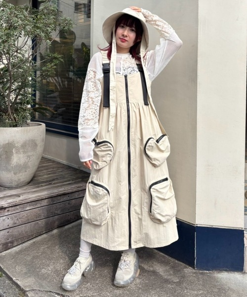 【美品】Candy stripperキャミワンピース Candy Stripper ワンピース HEART POCKET ZIP : ZOZOTOWN Yahoo