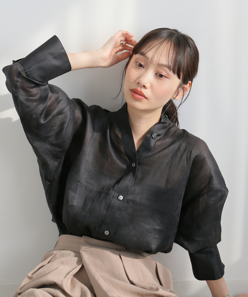 CITY SHOP ラミーシアーブラウス journal standard L'essage ブラウス シャツ ラミーシアーシャツ