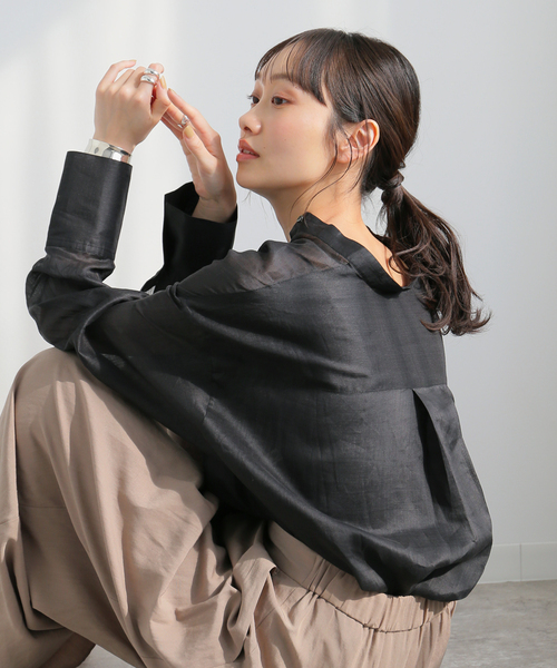 CITY SHOP ラミーシアーブラウス journal standard L'essage ブラウス シャツ ラミーシアーシャツ