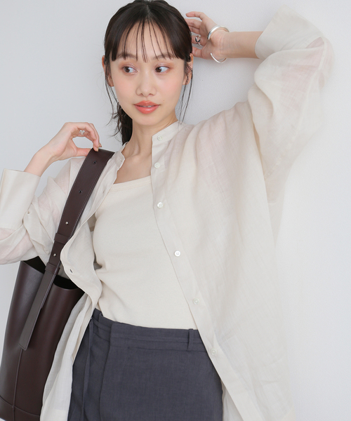 journal standard L'essage ブラウス シャツ ラミーシアーシャツ