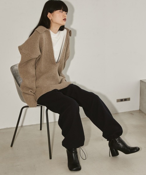 「TODAYFUL」 パンツ 36inch ベージュ レディース_画像2