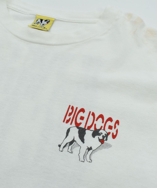 VINTAGE tシャツ 「ヴィンテージ古着」90's BIG DOG バックプリント T