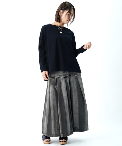 UNDICI・NOVE tシャツ 「AECA BLANC」アエカブラン/バック異素材