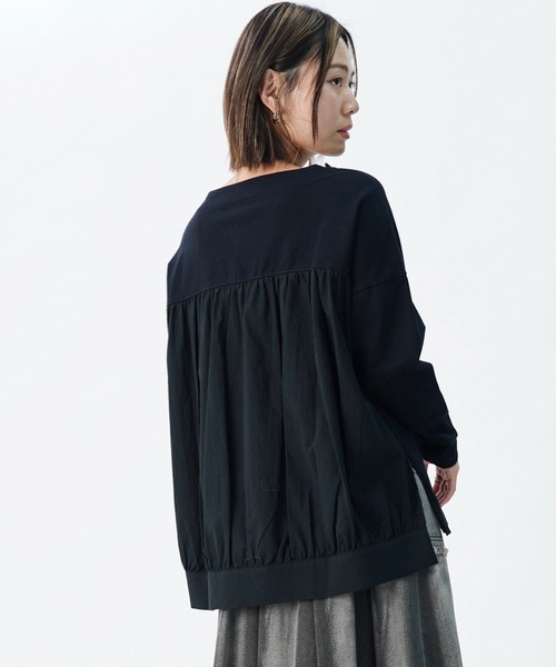 UNDICI・NOVE tシャツ 「AECA BLANC」アエカブラン/バック異素材
