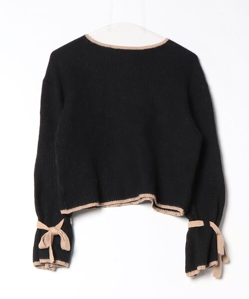 「STUDIOUS」 長袖ニット FREE ブラック レディース_画像2