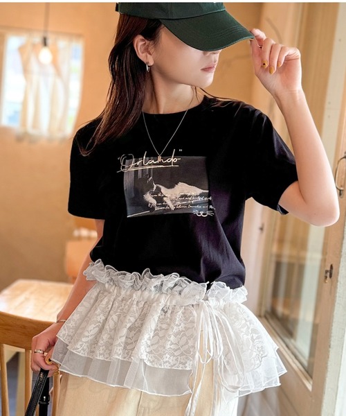 つけ襟 付け襟 「mily bilet」1つで何通りも♪わたしだけのかわいいを！マルチウェイフリルレースストラップ | mily bilet | 09