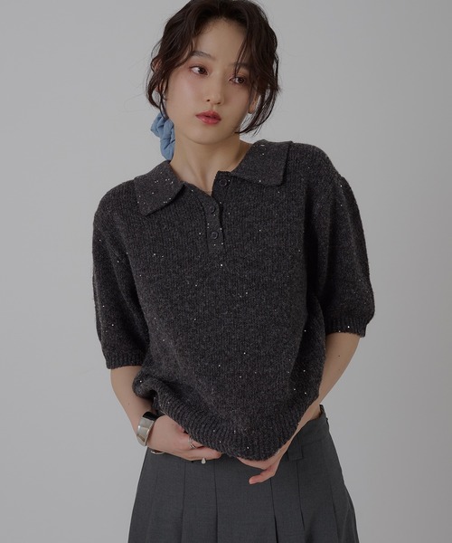 yo biotop Glitter knit グリッターニット yo biotop Glitter knit グリッターニット