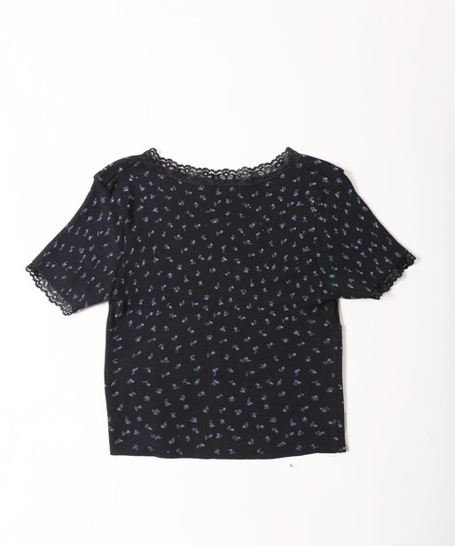 PHILLY（フィリー） tシャツ 半袖 「PHILLY」フラワープリントニット