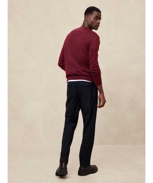 【新品未使用】バナナリパブリック　ストレートチノパン31/30　ネイビー BANANA REPUBLIC チノパン FACTORY STORE ストレートフィット