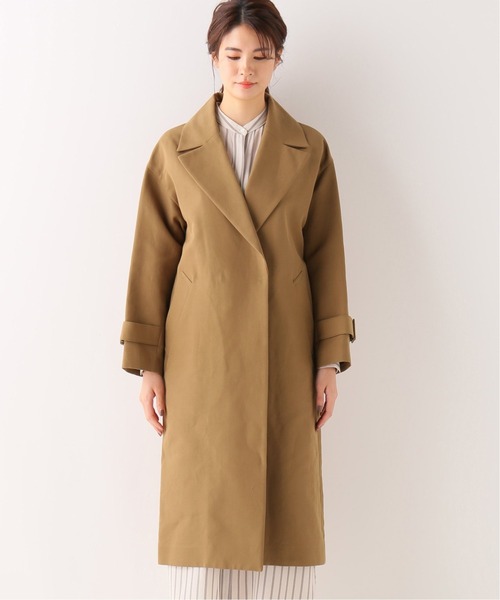IENA 「IENA」 チェスターコート 36 キャメル レディース