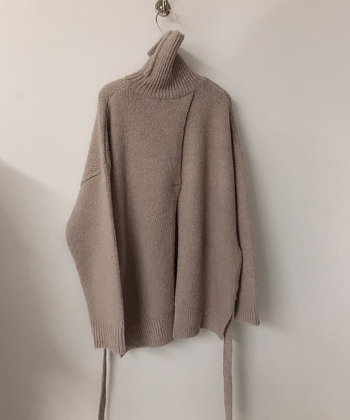 「Girly Doll」 タートルネックニット F ベージュ レディース_画像7