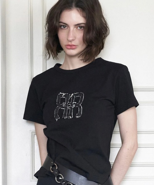 ROCKCAKE★韓国★人気★Shoulder Logo Slim T-shirt 半袖Tシャツ ROCKCAKE tシャツ 「日本未発売/WEB限定」ROCKCAKE(ロックケーキ