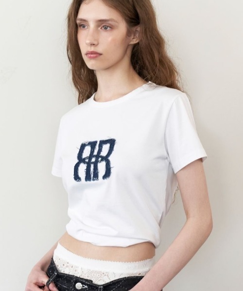 ROCKCAKE★韓国★人気★Nickel Logo boxy T-shirt 2色 半袖T ROCKCAKE tシャツ 「日本未発売/WEB限定」ROCKCAKE(ロックケーキ