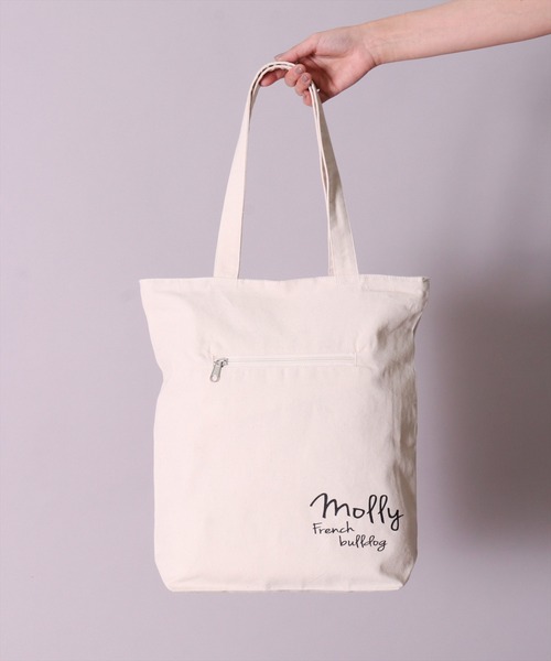 ◆design f デザインエフ◆コットントートバッグ2個セット（大・小） BAYBLO トートバッグ (LF)2ポケット アニマル グラフィック A4