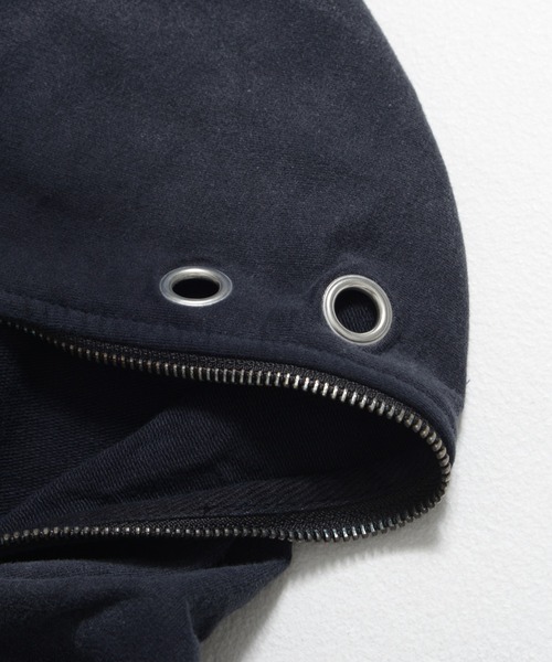 Revo. パーカー Y2K グランジ フェード加工 ロゴ刺繍 ハーフ