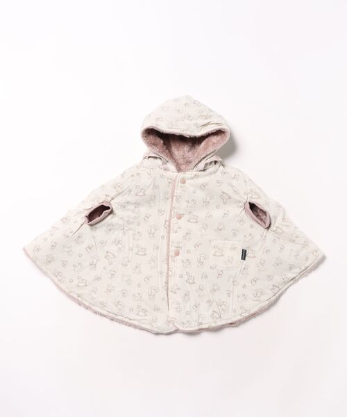 Combi mini ベビー ふわふわボアくま耳3WAYケープ : ZOZOTOWN Yahoo!店