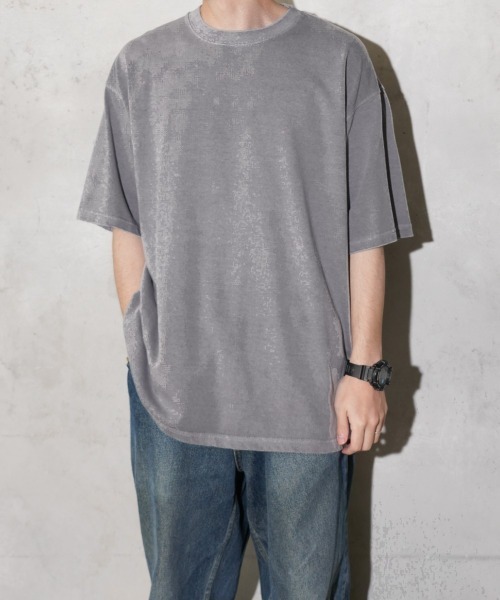 ヴィンテージ　灰　半袖シャツ　TOWNCRAFT TOWNCRAFT tシャツ / タウンクラフト VINTAGE DYE 9OZ TEE