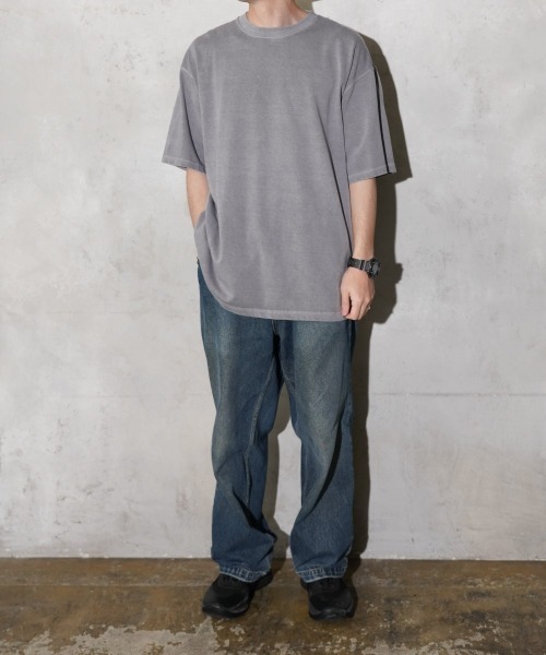 ヴィンテージ　灰　半袖シャツ　TOWNCRAFT TOWNCRAFT tシャツ / タウンクラフト VINTAGE DYE 9OZ TEE
