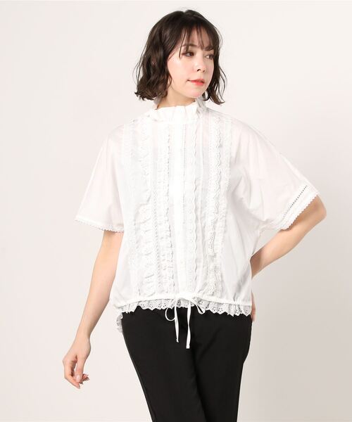 「BEAMS BOY」 「TORI-TO」ドルマンスリーブブラウス ONE SIZE ホワイト レディース