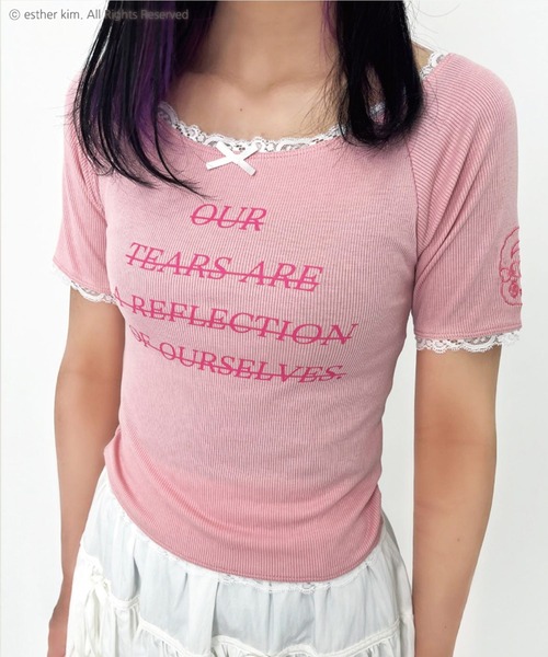 エスターバニーTシャツ ピンク Lサイズ Lサイズ 早く エスターバニーTシャツ ピンク