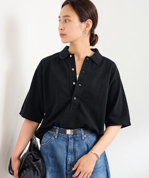 FRAMeWORK ポロシャツ ポロ LOEFF/ロエフ 別注ポロシャツ