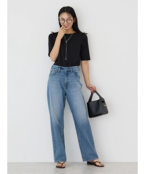 「AMERICAN HOLIC」 半袖カットソー M ブラック レディース