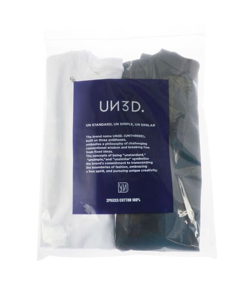 UN3D. tシャツ 「ZOZO先行」UN3D. PACK T / アンスリードパックT
