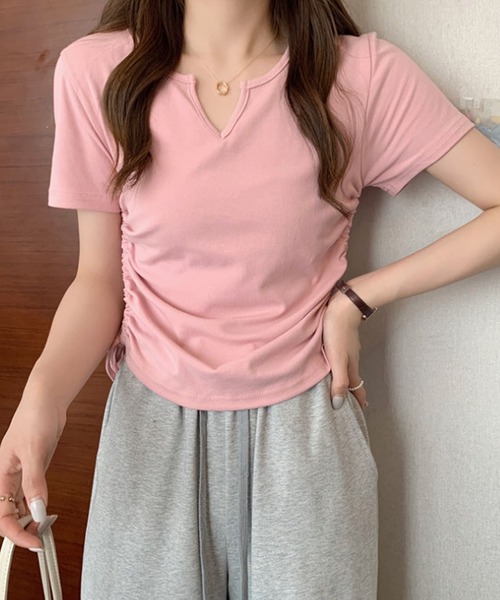 「Amulet」 半袖カットソー X-LARGE ブラック レディース_画像5