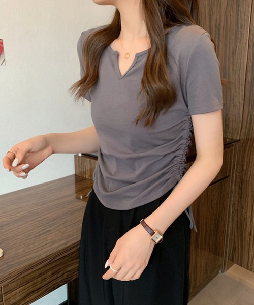 「Amulet」 半袖カットソー X-LARGE ブラック レディース_画像7