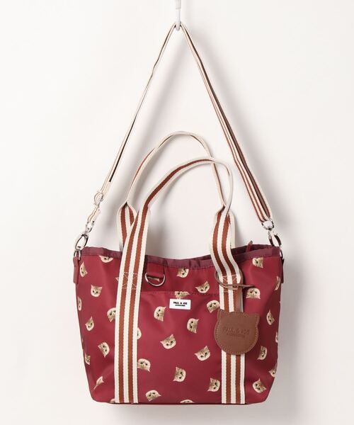 「PAUL & JOE ACCESSOIRES」 ショルダーバッグ FREE ワイン レディース_画像6
