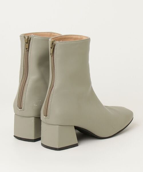 「menue」 ショートブーツ S ライトグリーン レディース_画像2