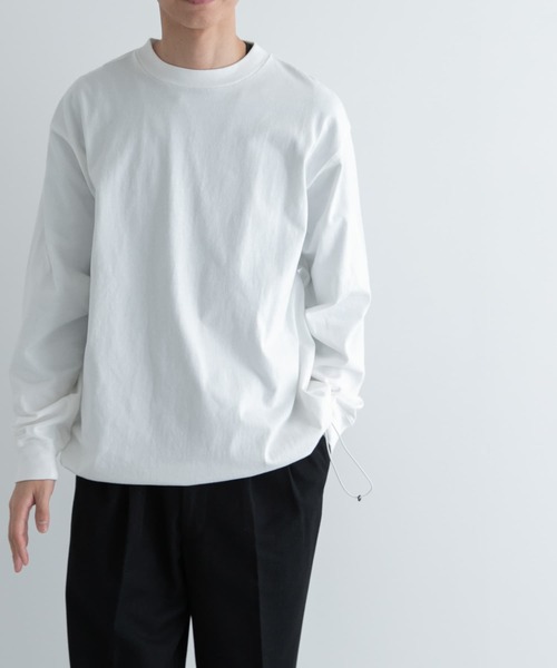 「FORK&SPOON」 長袖Tシャツ 4 ブラック メンズ