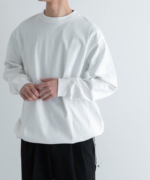 「FORK&SPOON」 長袖Tシャツ 4 ブラック メンズ