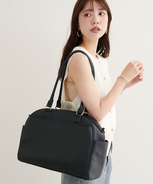 natural couture osono ボストンキャリーオンバッグ　ブラック natural couture ボストンバッグ osonoボストンキャリーオンBAG